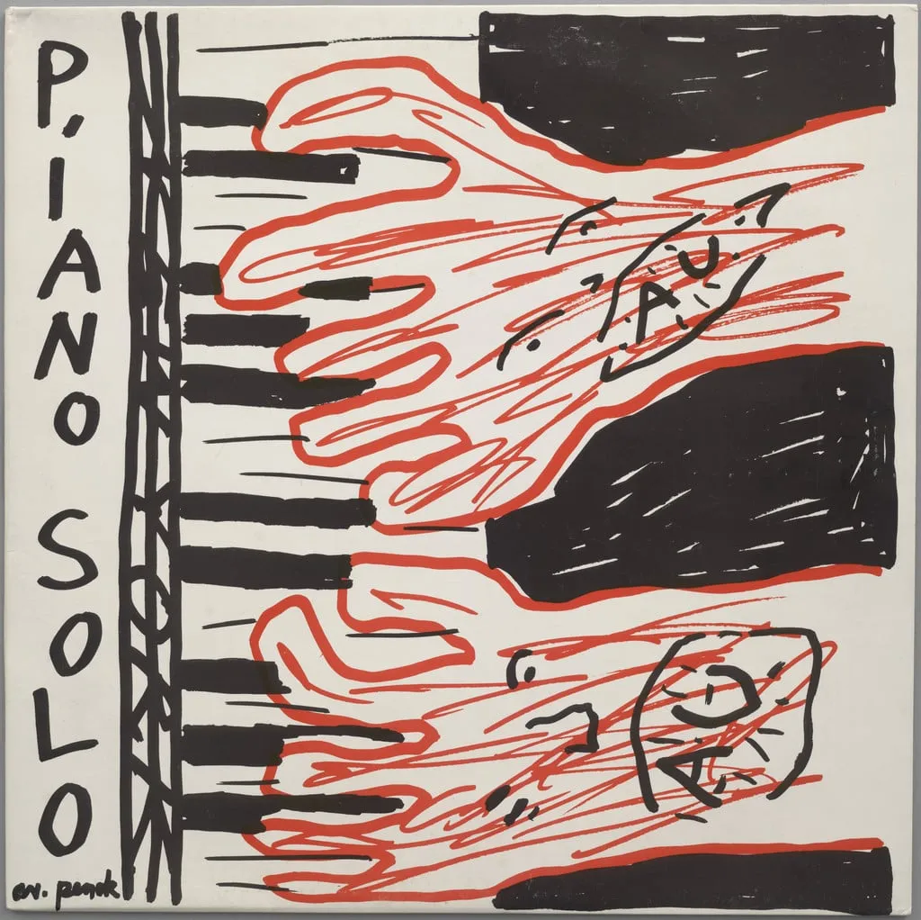 Untitled, by A.R. Penck, ink, 1985