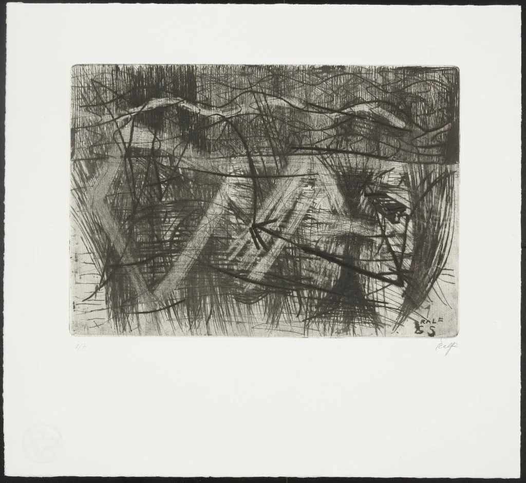 Untitled, by A.R. Penck, ink, 1978
