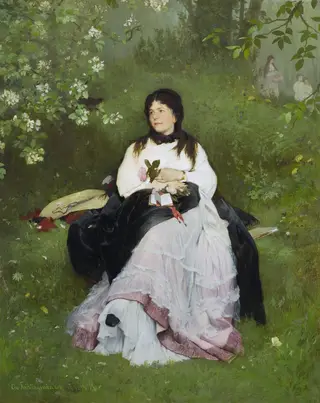 A Spring Fairytale, by Gabriel von Max