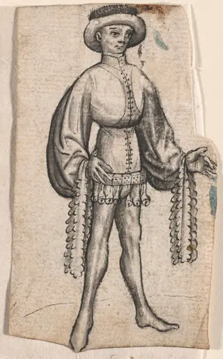 A Standing Courtier