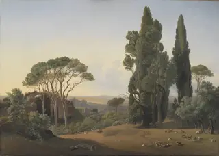 A View from Hadrian's Villa, Tivoli