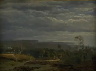 A View of a Wooded Landscape in Jutland