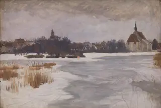 A View of Faaborg. Winter