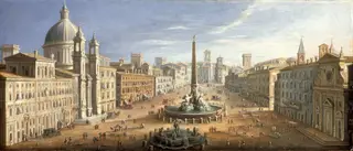 A View of the Piazza Navona, Rome