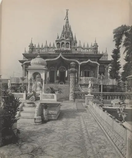 Jain Temple, Calcutta, by A. W. A. Plâté Studio