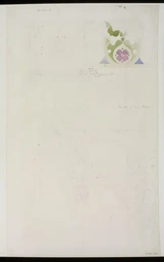 'Panells of Drawing room', by A.W.N. Pugin