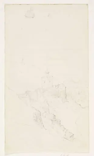 Topographical drawing, by A.W.N. Pugin