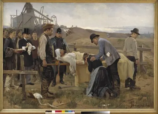 A Wounded Workman