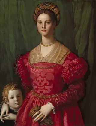 A Young Woman and Her Little Boy, by Bronzino