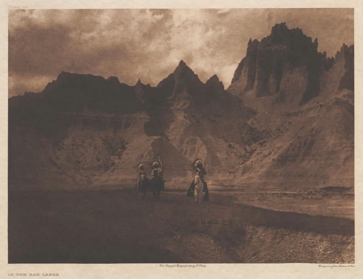 Portfolio III, Plate 119: In the Bad Lands, detail