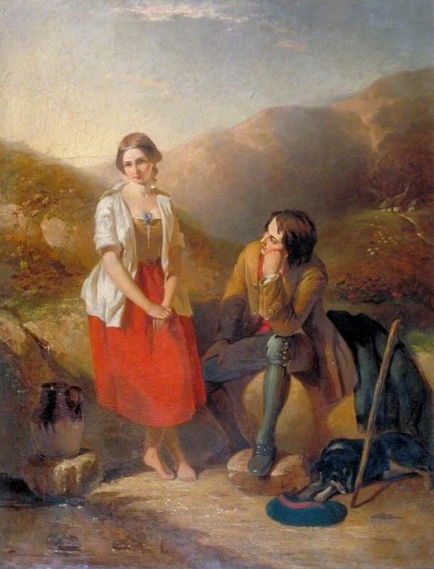 The Dawn of Love, detail