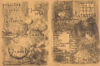 Ames solitaires, by Édouard Vuillard, ink, 1893
