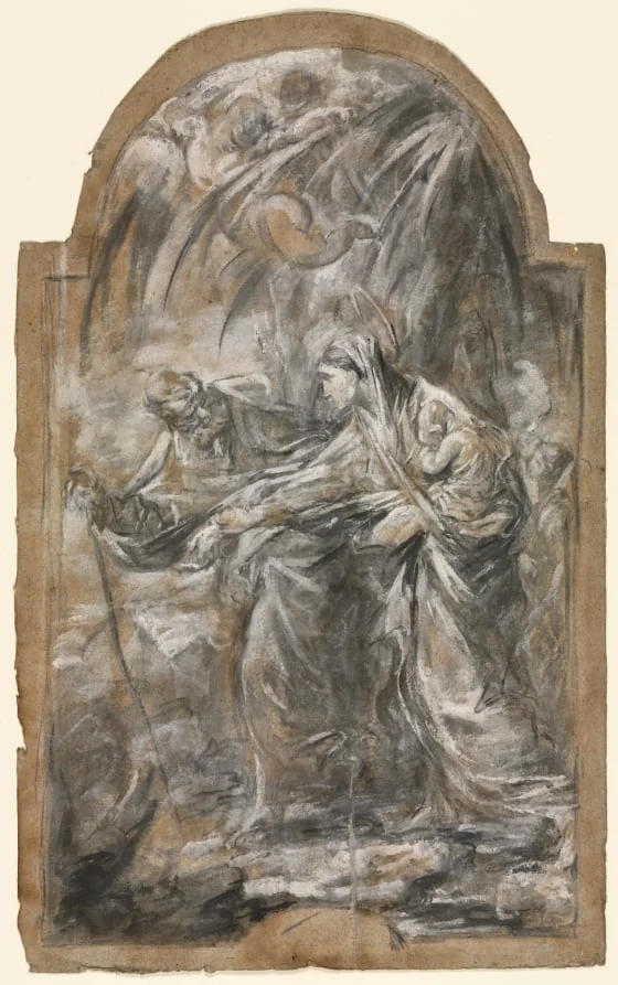 Flight into Egypt, detail