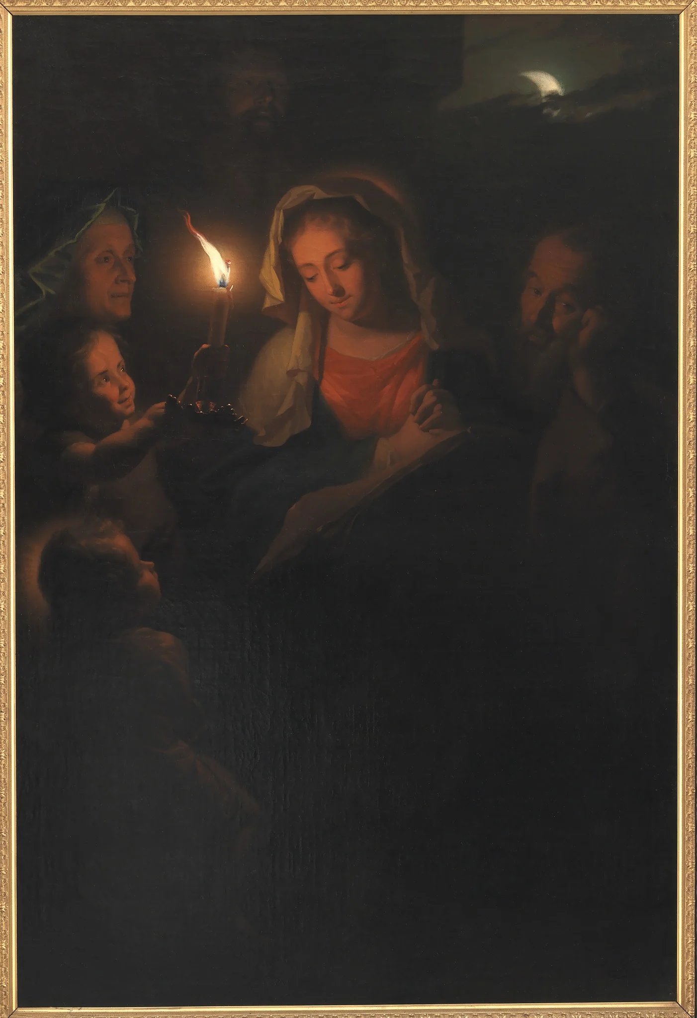 The Holy Family, detail
