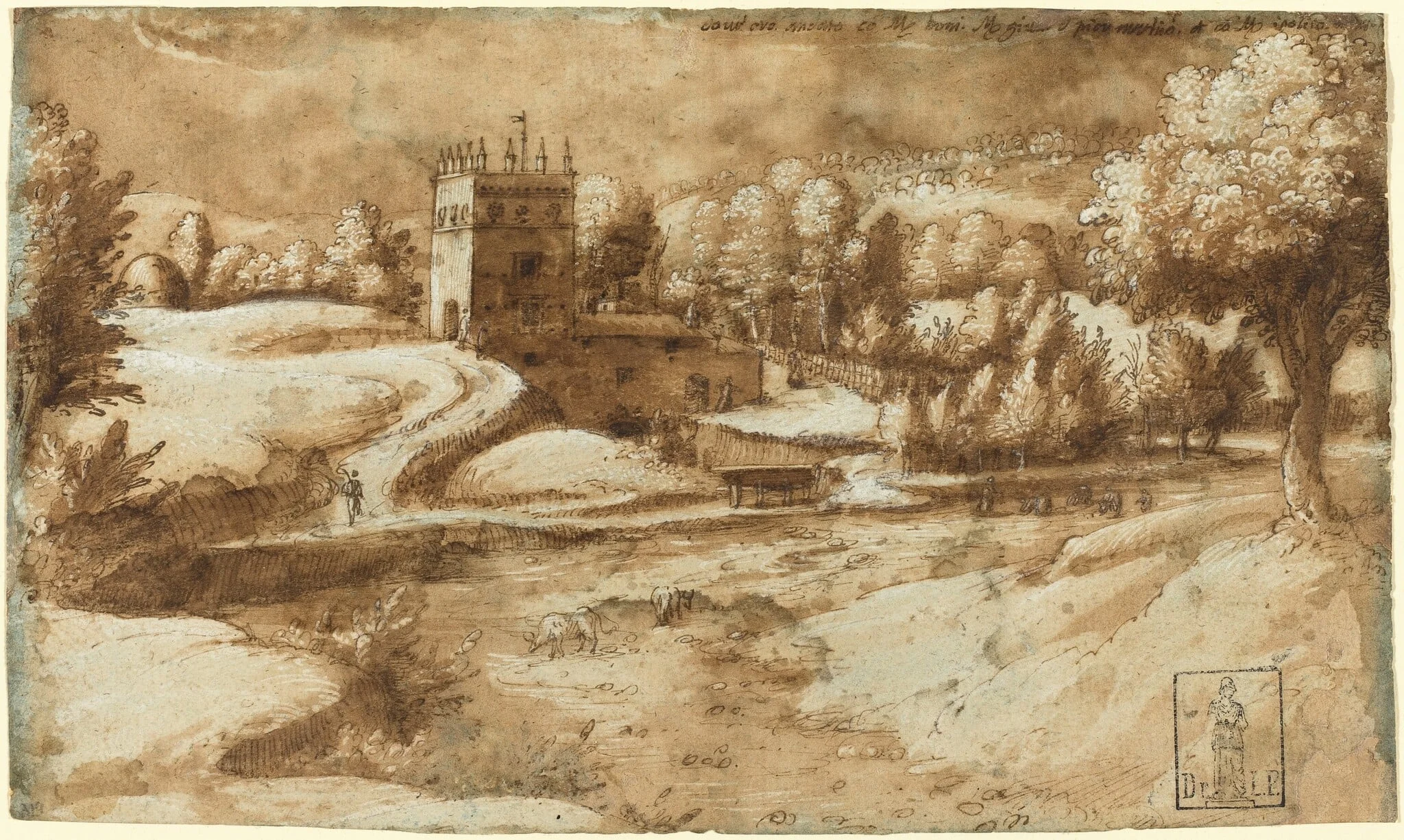 View near Rosora di Serra San Quirico, detail
