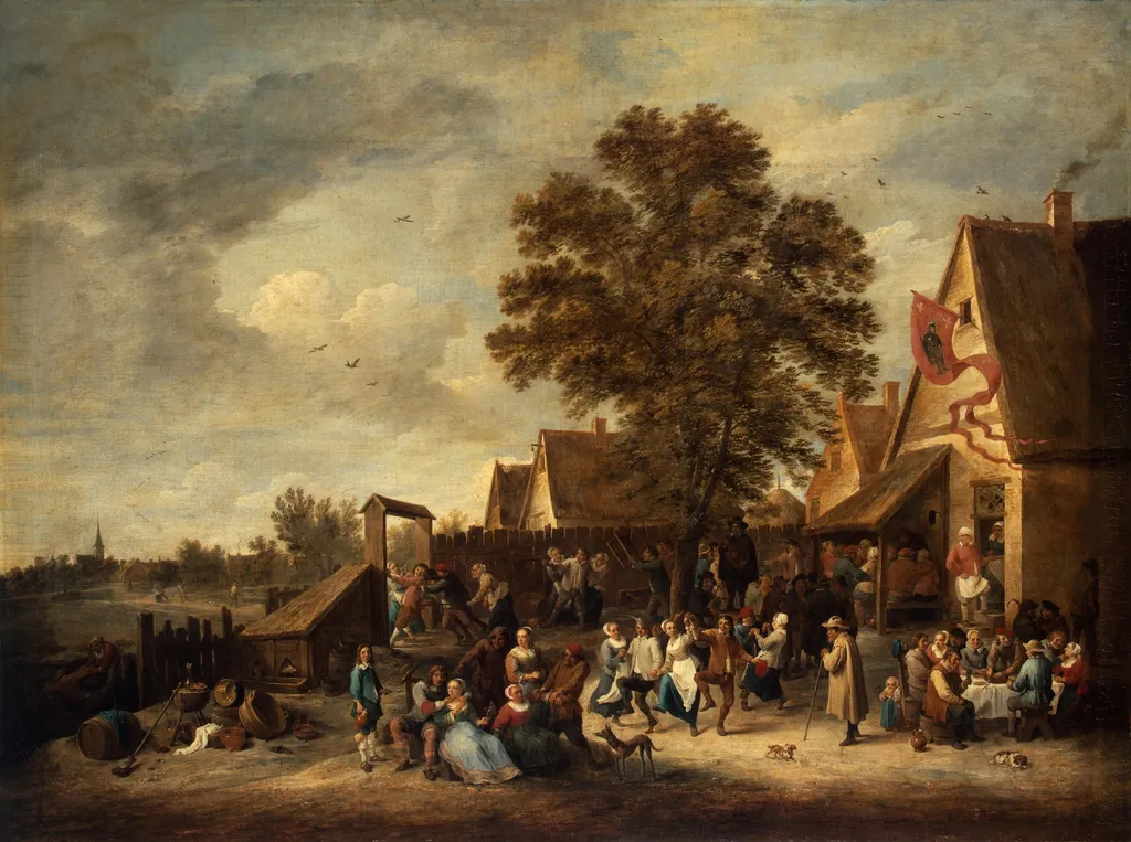 Rural Feast, by David Teniers the Younger, oil, 1646