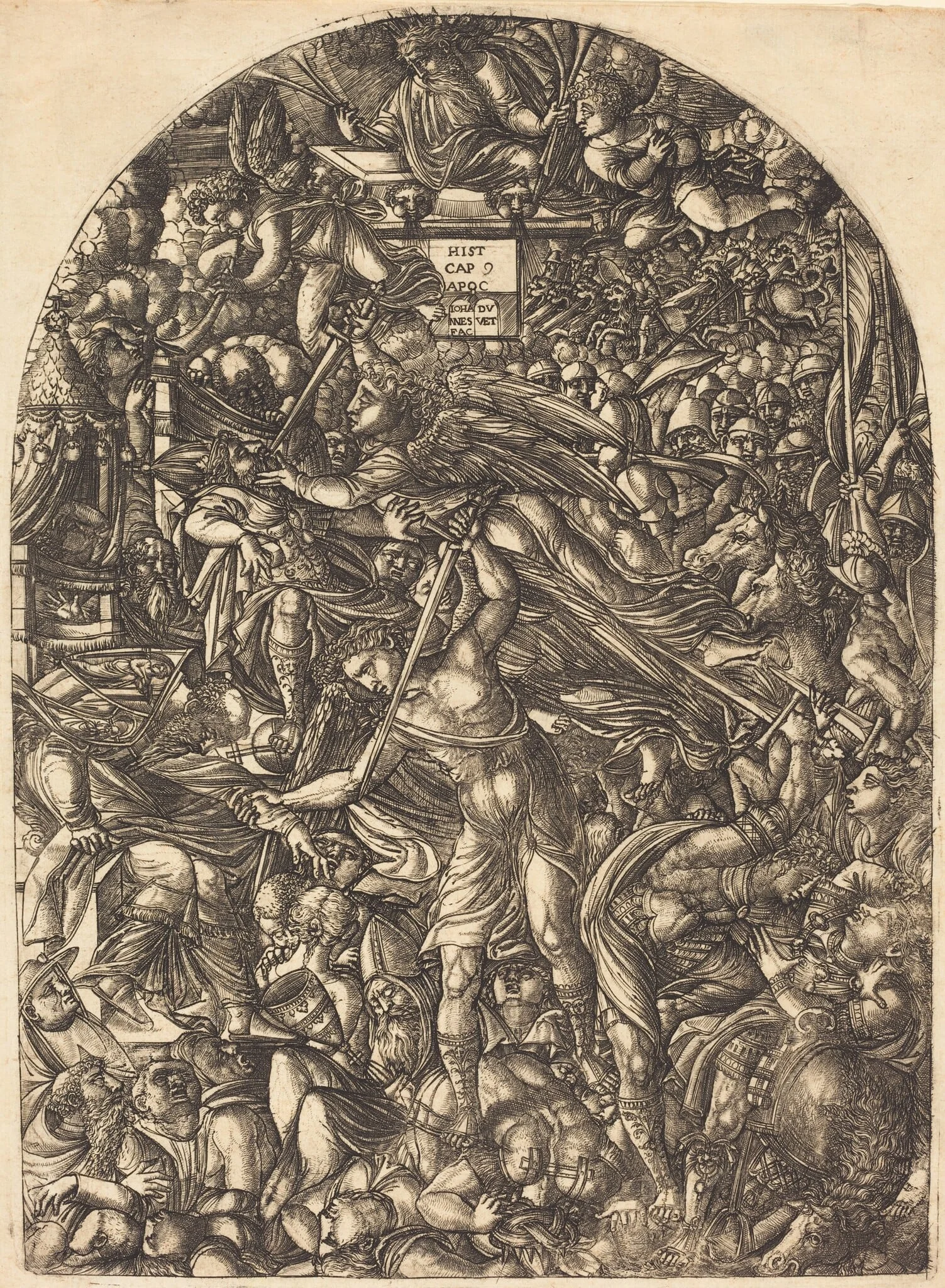 The Angel Sounding the Sixth Trumpet, detail