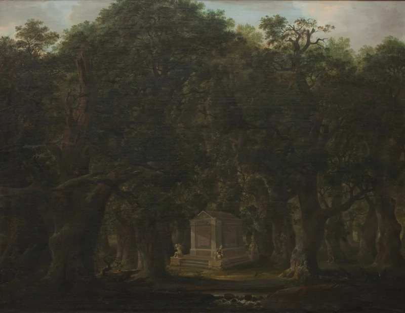 Monument in an Oak Wood, detail