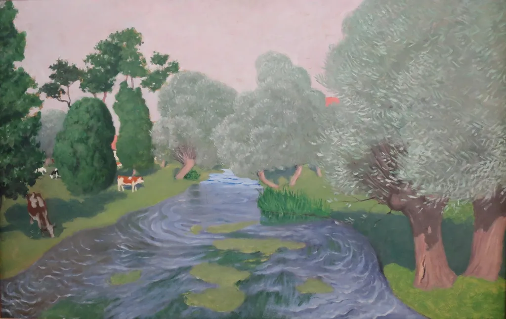 Landscape. Arcques-la-Bataille, by Félix Vallotton, unspecified, 1903