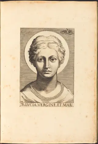 Print from Drawing Book, by Luca Ciamberlano, ink, 1615