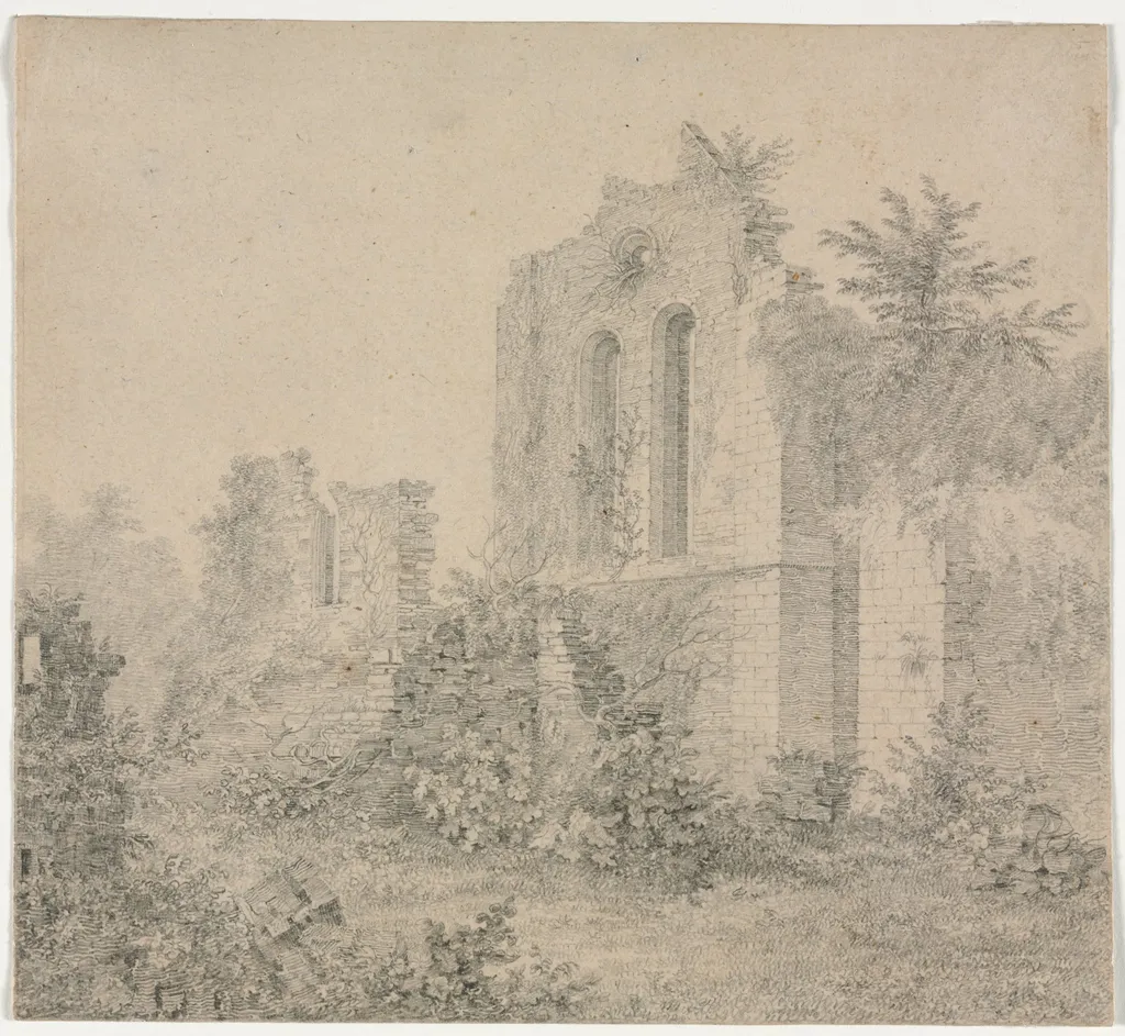 Ruins of an Abbey, by Charles Norris, 1834