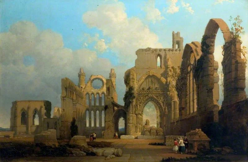 Ruins of Elgin Cathedral, detail