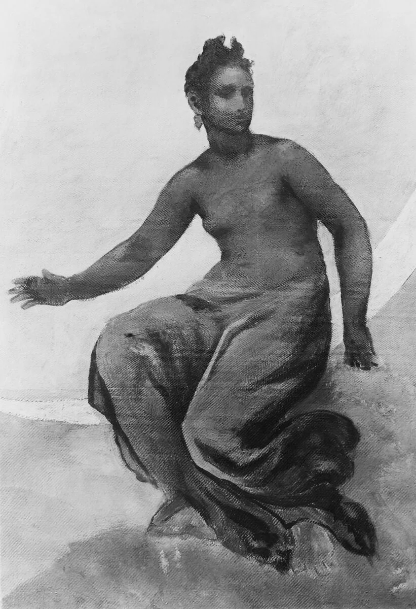 Anahita: A Study for "The Flight of Night", detail