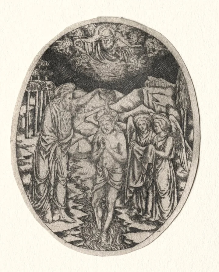 Baptism of Christ, detail