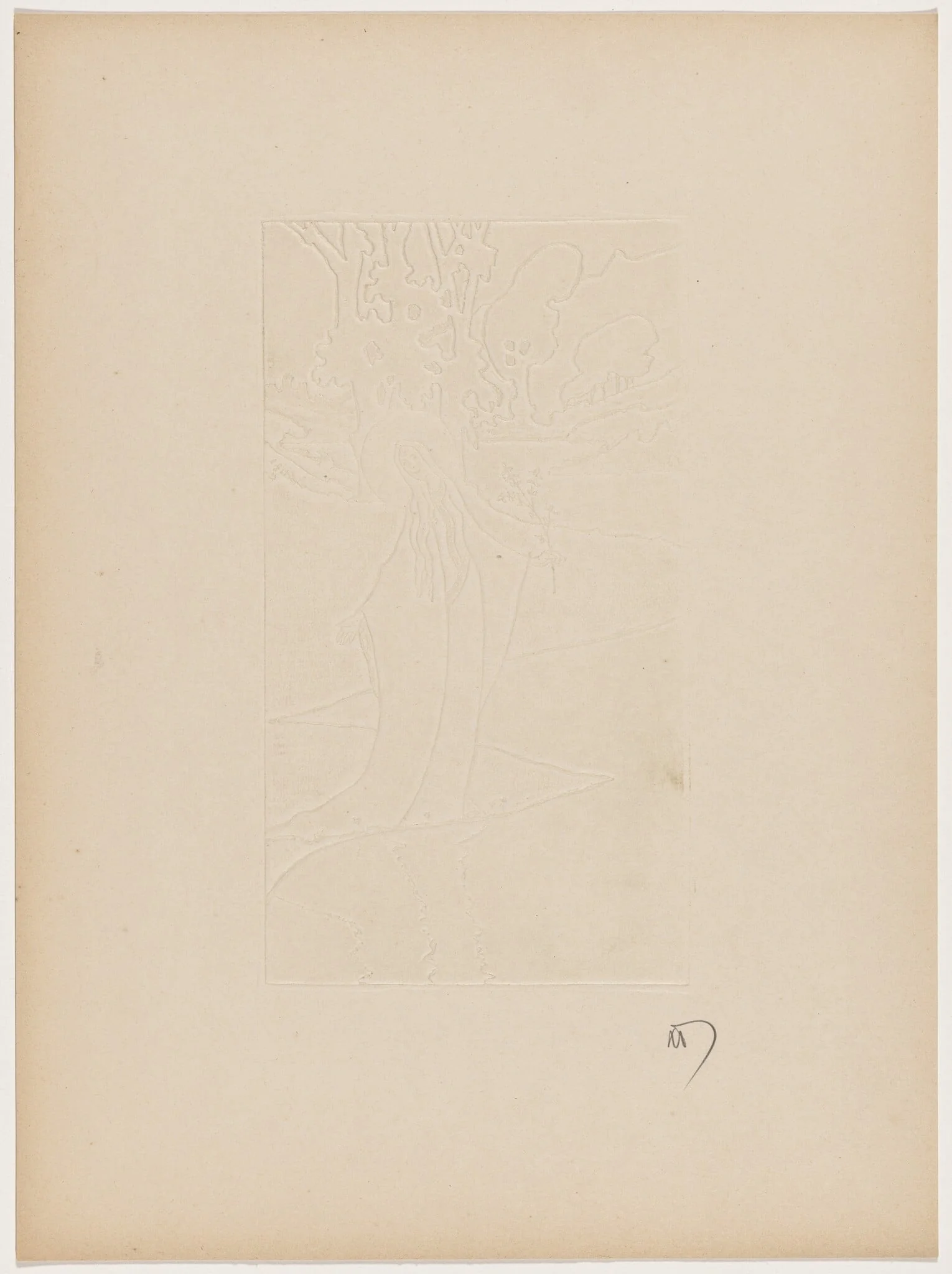 Léger relief pour une reliure (Light Relief for a Binding), detail