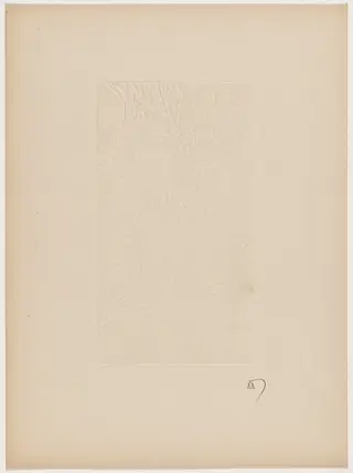Léger relief pour une reliure (Light Relief for a Binding), by Maurice Dumont, ink, 1895