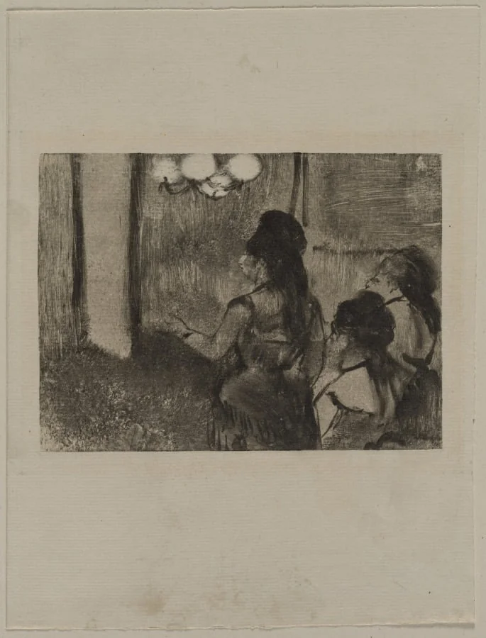 In the Salon, detail