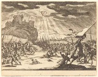 Conversion of Paul, by Jacques Callot, ink, 1635