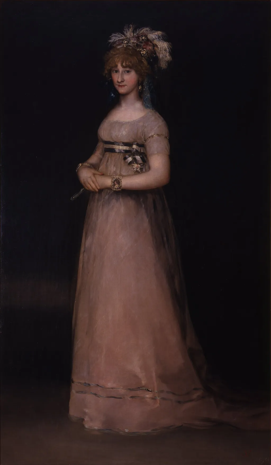 Portrait of María Luisa de Borbón y Vallabriga, by Francisco Goya, oil, 1800