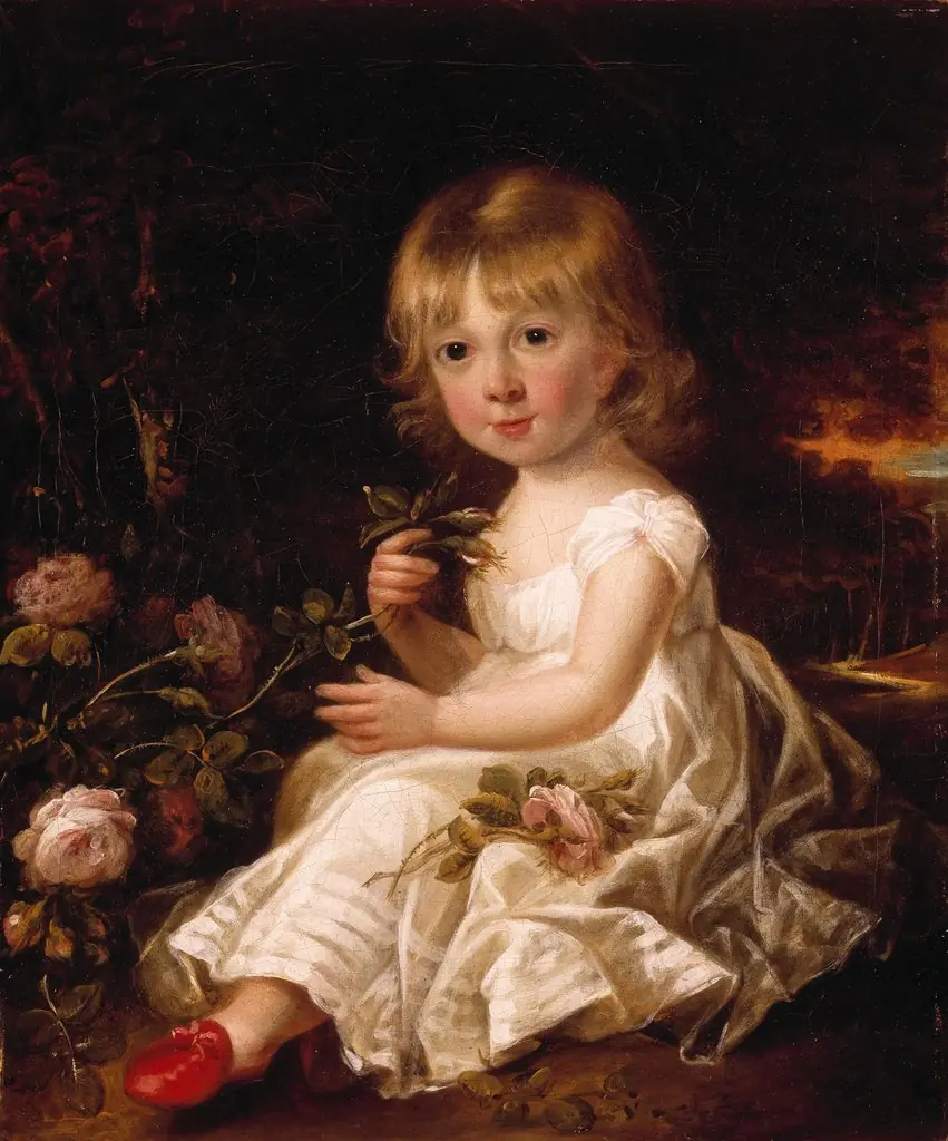 Portrait of a Young Girl, by William Beechey, oil