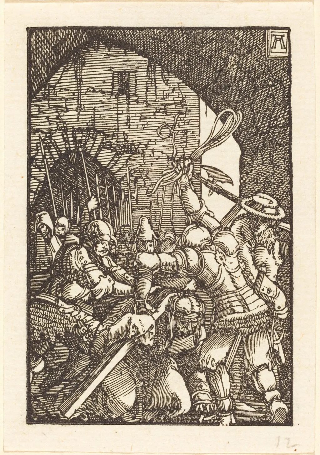 Christ Carrying the Cross, by Albrecht Altdorfer, ink, 1513
