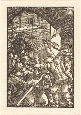 Christ Carrying the Cross, by Albrecht Altdorfer, ink, 1513