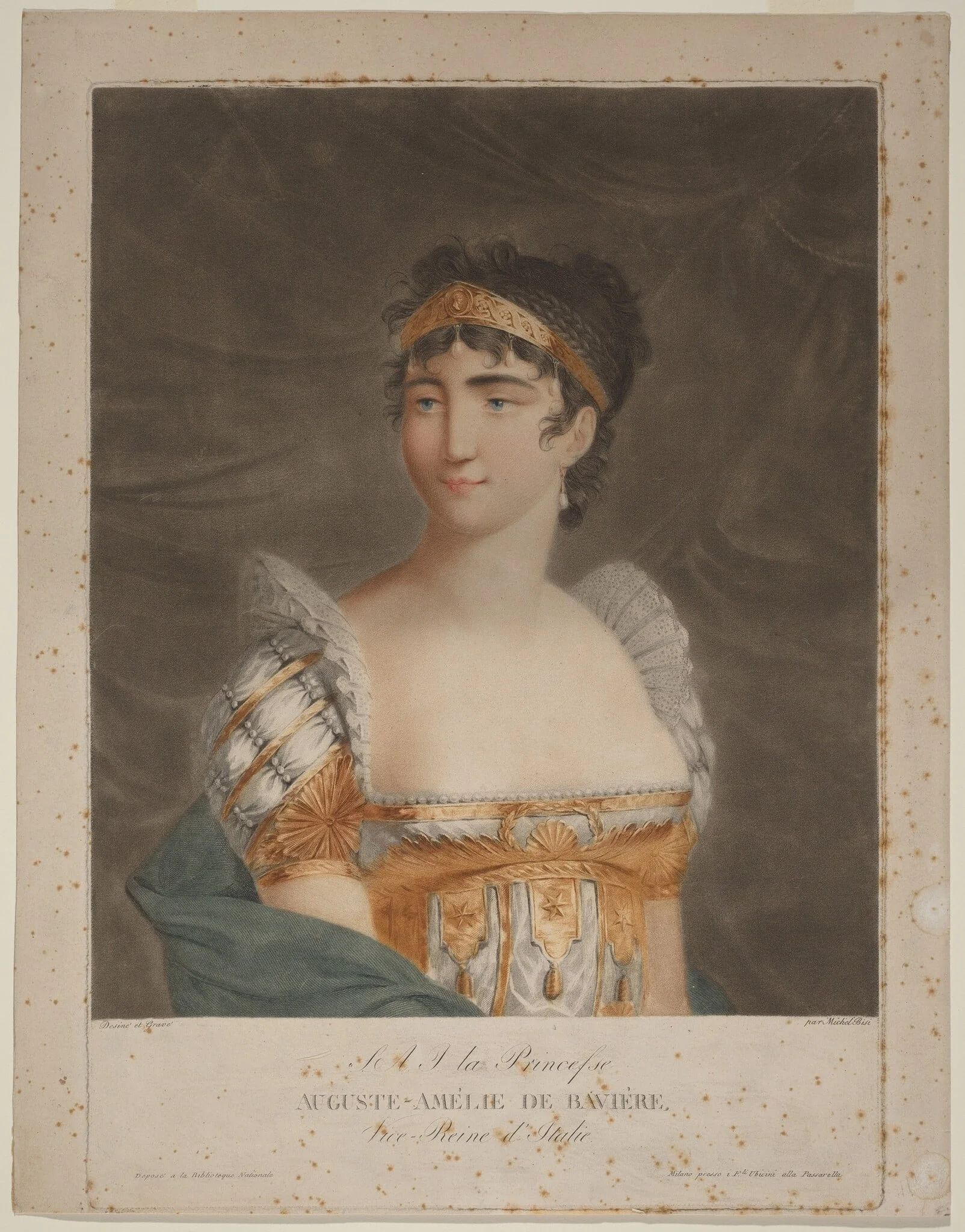Princess Auguste Amelie of Bavaria, detail