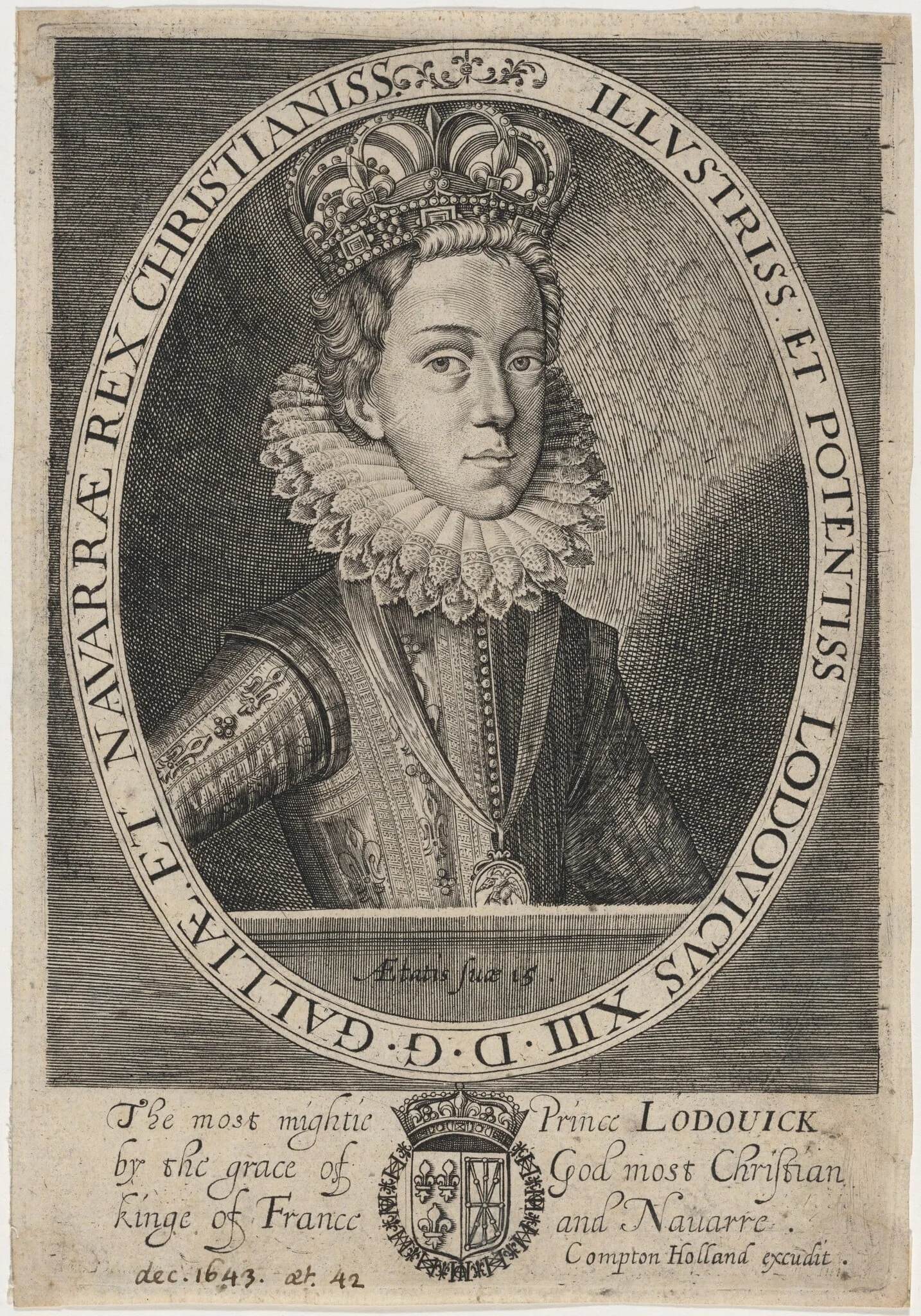 Louis XIII of France, detail