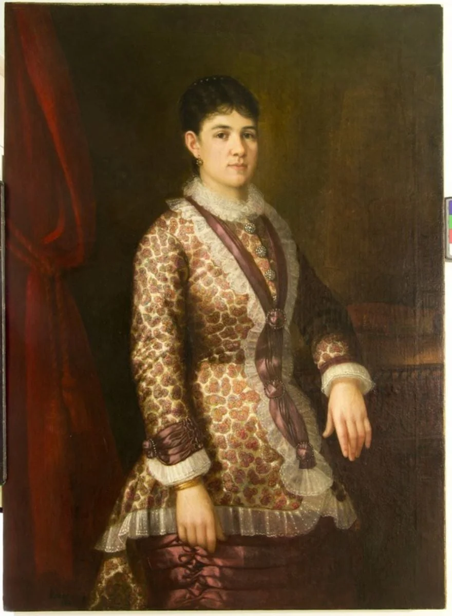 Portret de femeie, detail