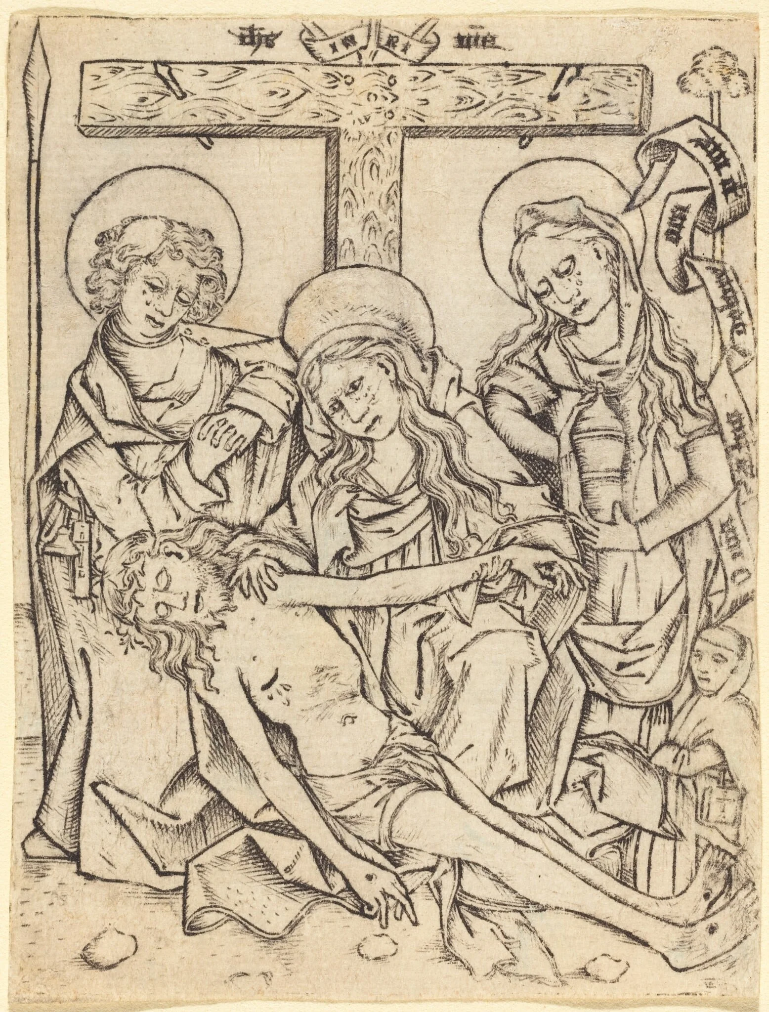 The Lamentation, detail