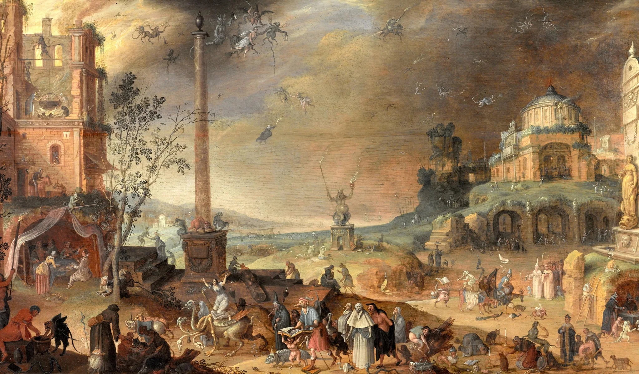 Witches' Sabbath, detail