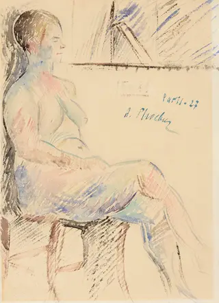 NUD, by Alexandru Phoebus, 1927