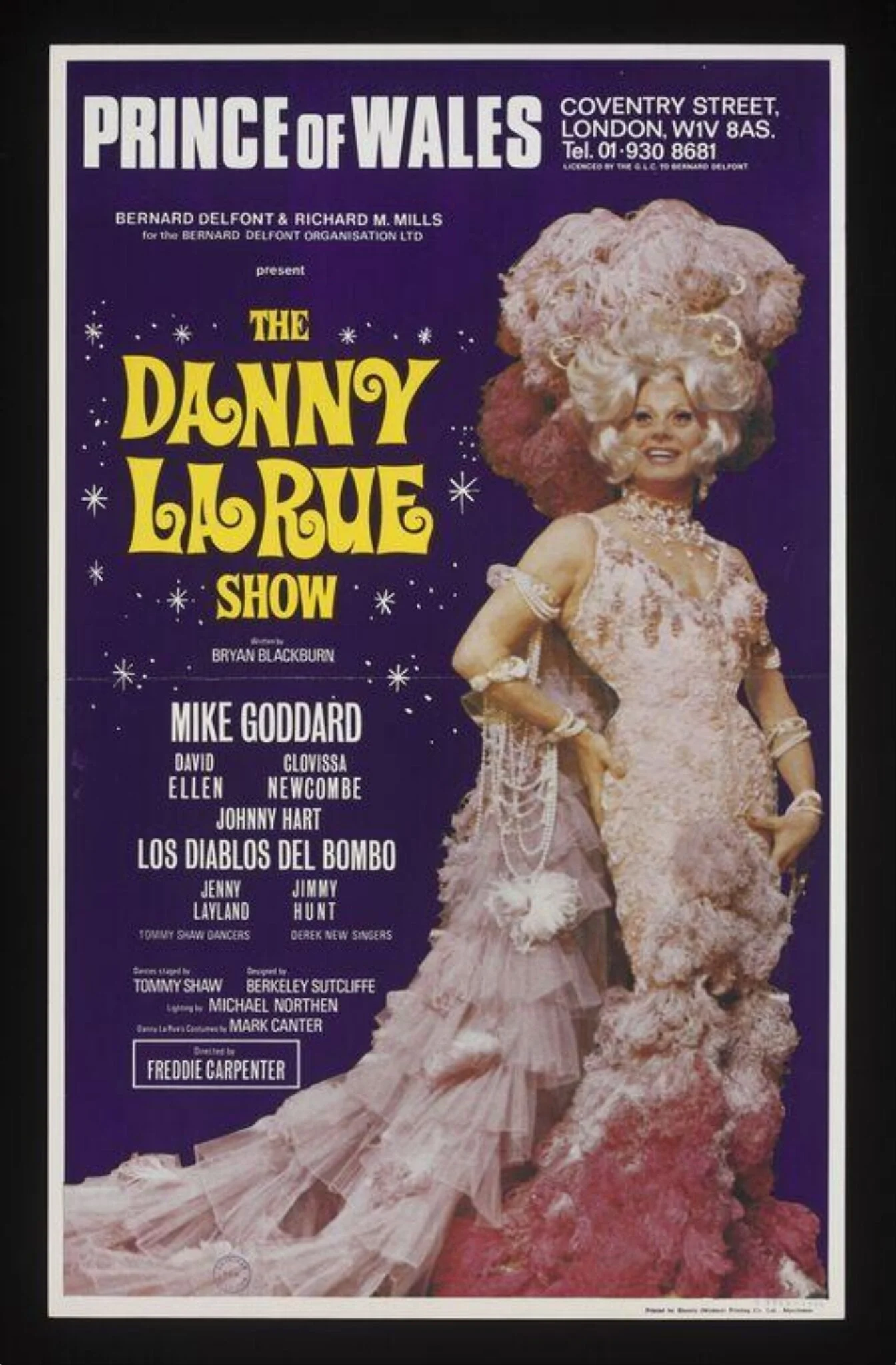The Danny La Rue Show poster, detail