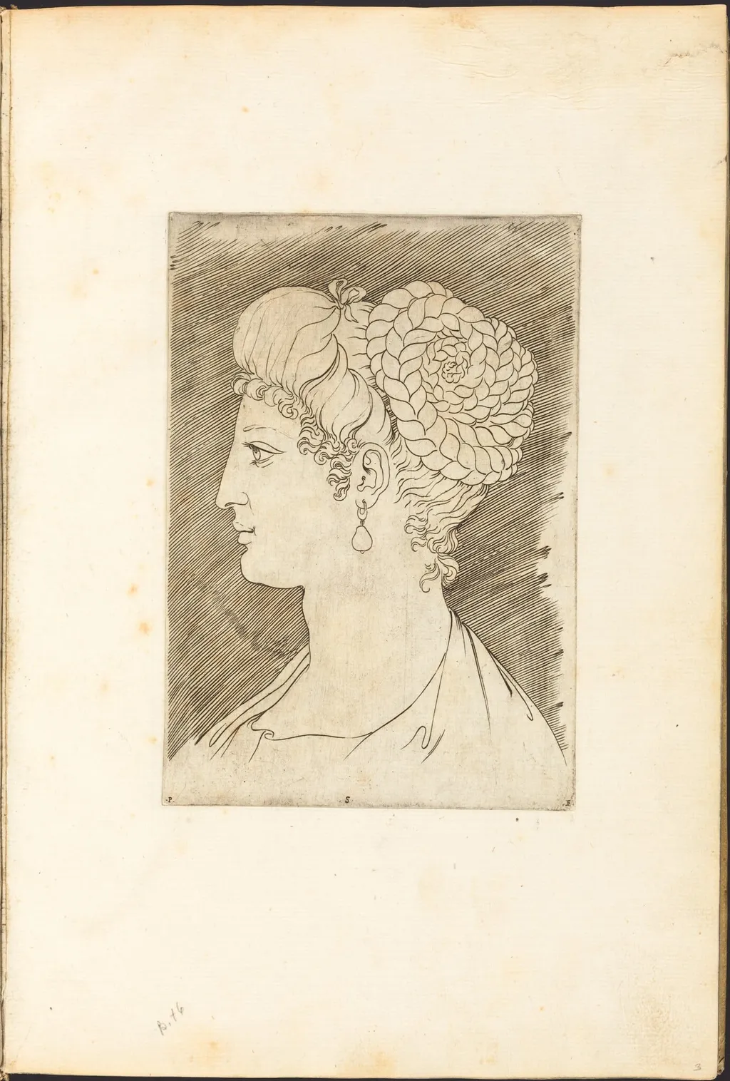 Print from Drawing Book, by Luca Ciamberlano, ink, 1615