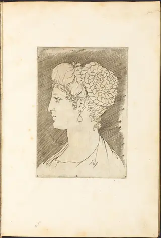 Print from Drawing Book, by Luca Ciamberlano, ink, 1615