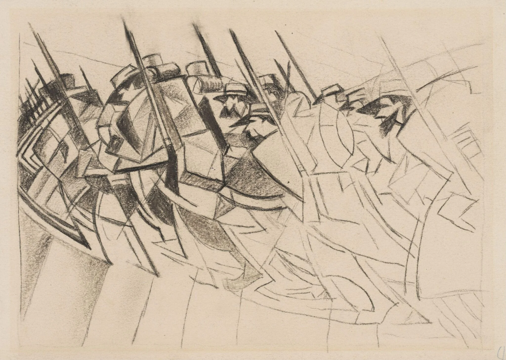 'Returning to the Trenches', detail