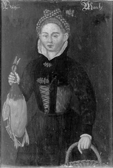 Woman from Beets, detail