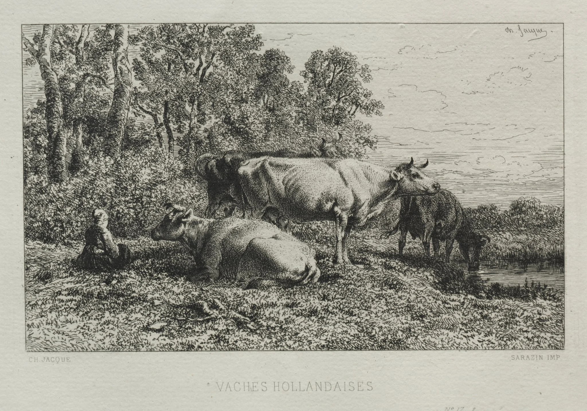 Holland Cows, detail