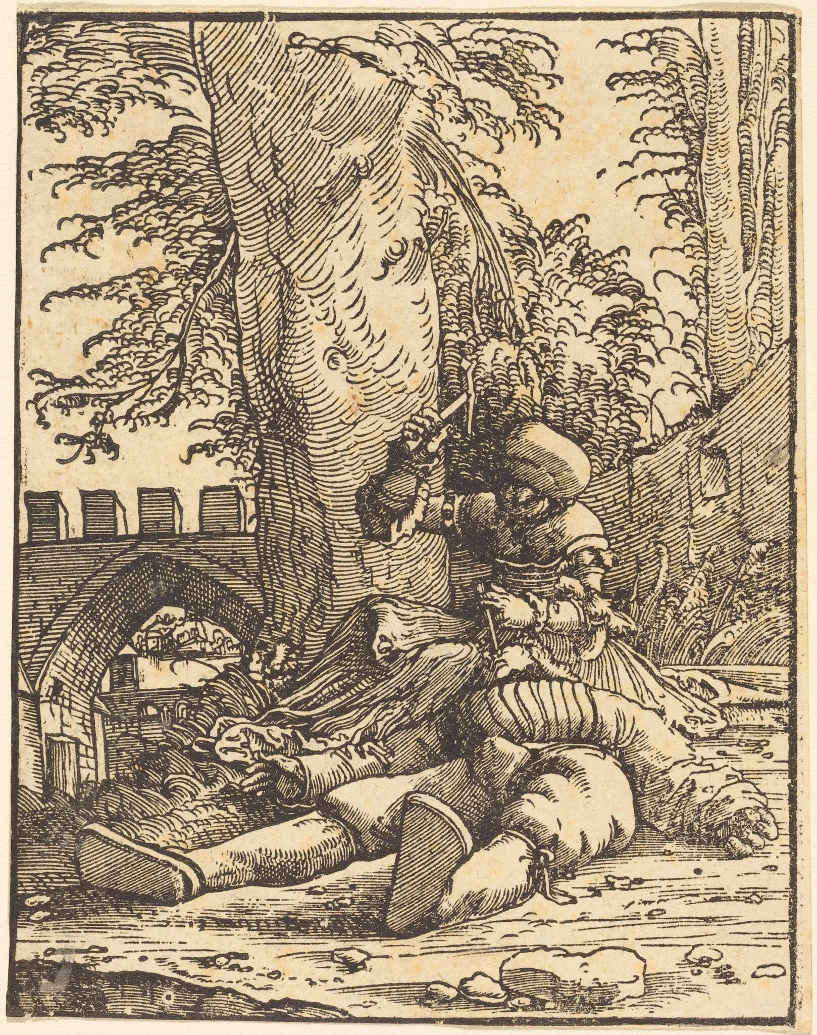 Jael and Sisera, detail