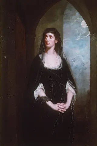 Sarah Siddons (1755-1831), by Thomas Beach, oil, 1796